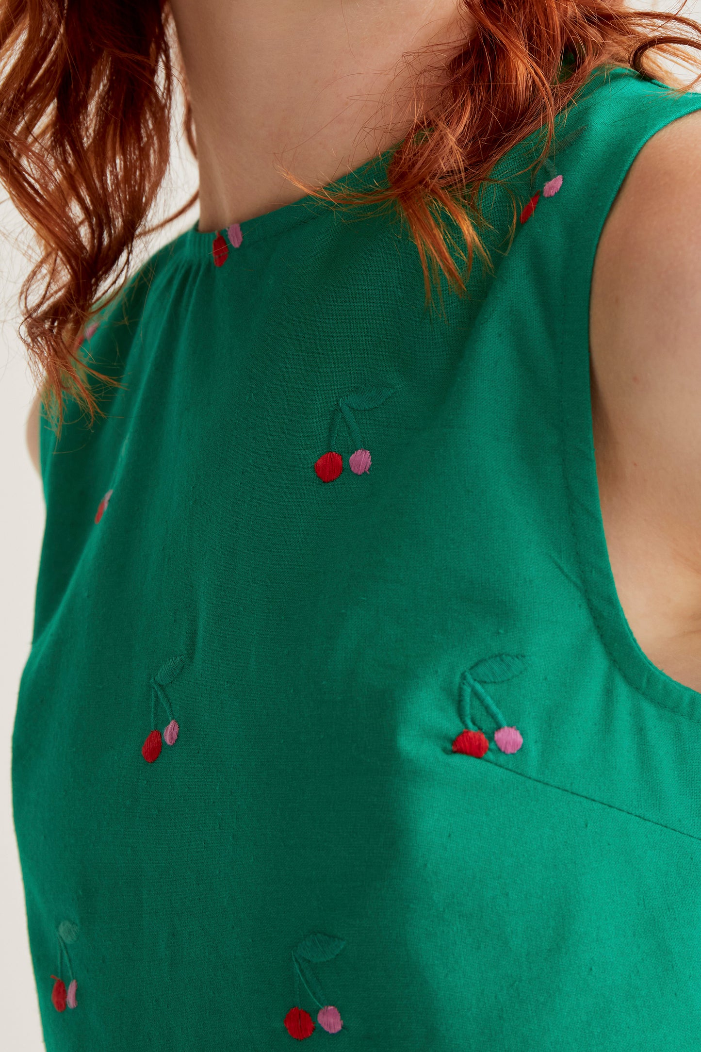 Top with Green Cherries print