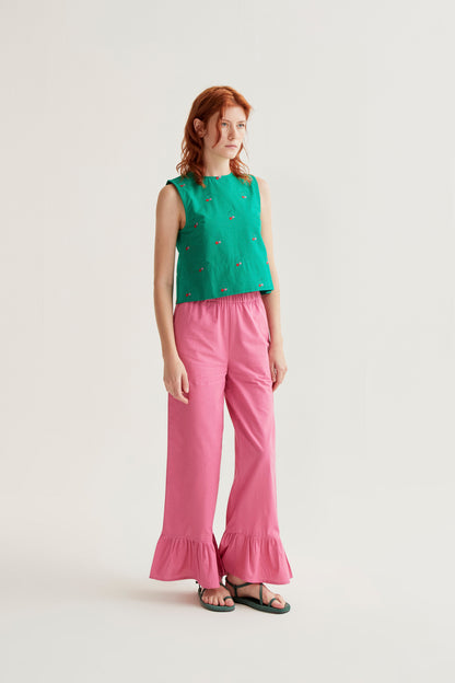 Top with Green Cherries print