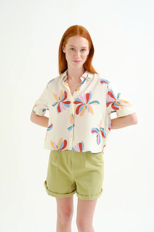 Monarda print shirt