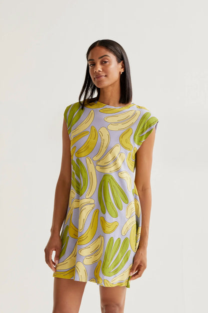 Short dress with Guinea print
