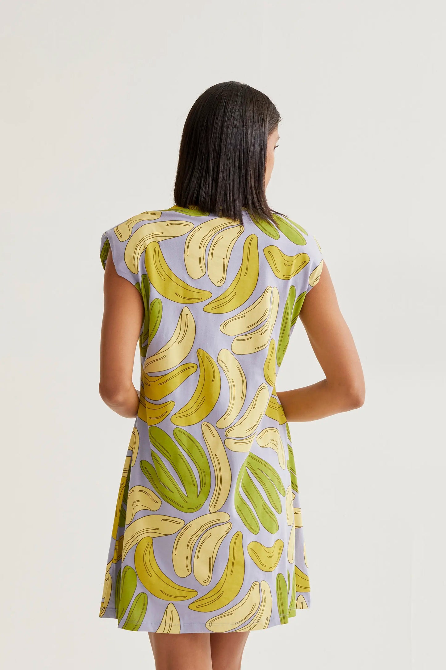 Short dress with Guinea print