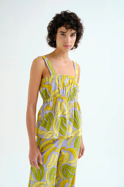 Guinea print top