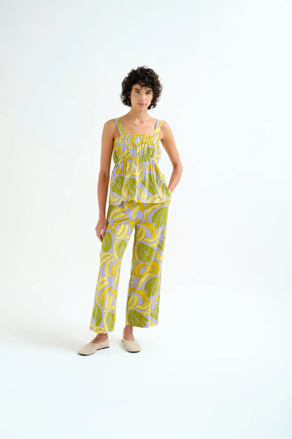 Guinea print top
