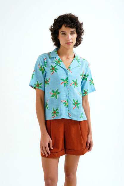 Small Coconut Print Shirt