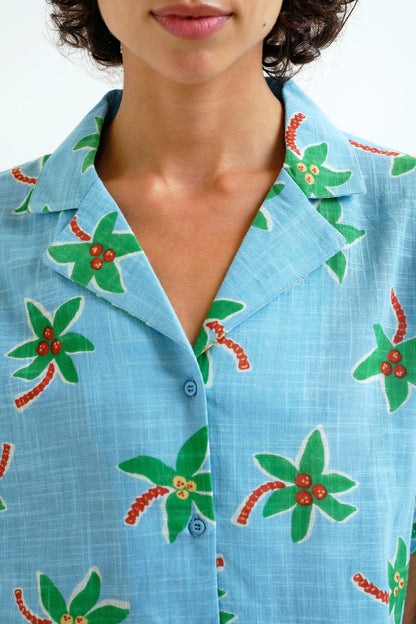 Small Coconut Print Shirt
