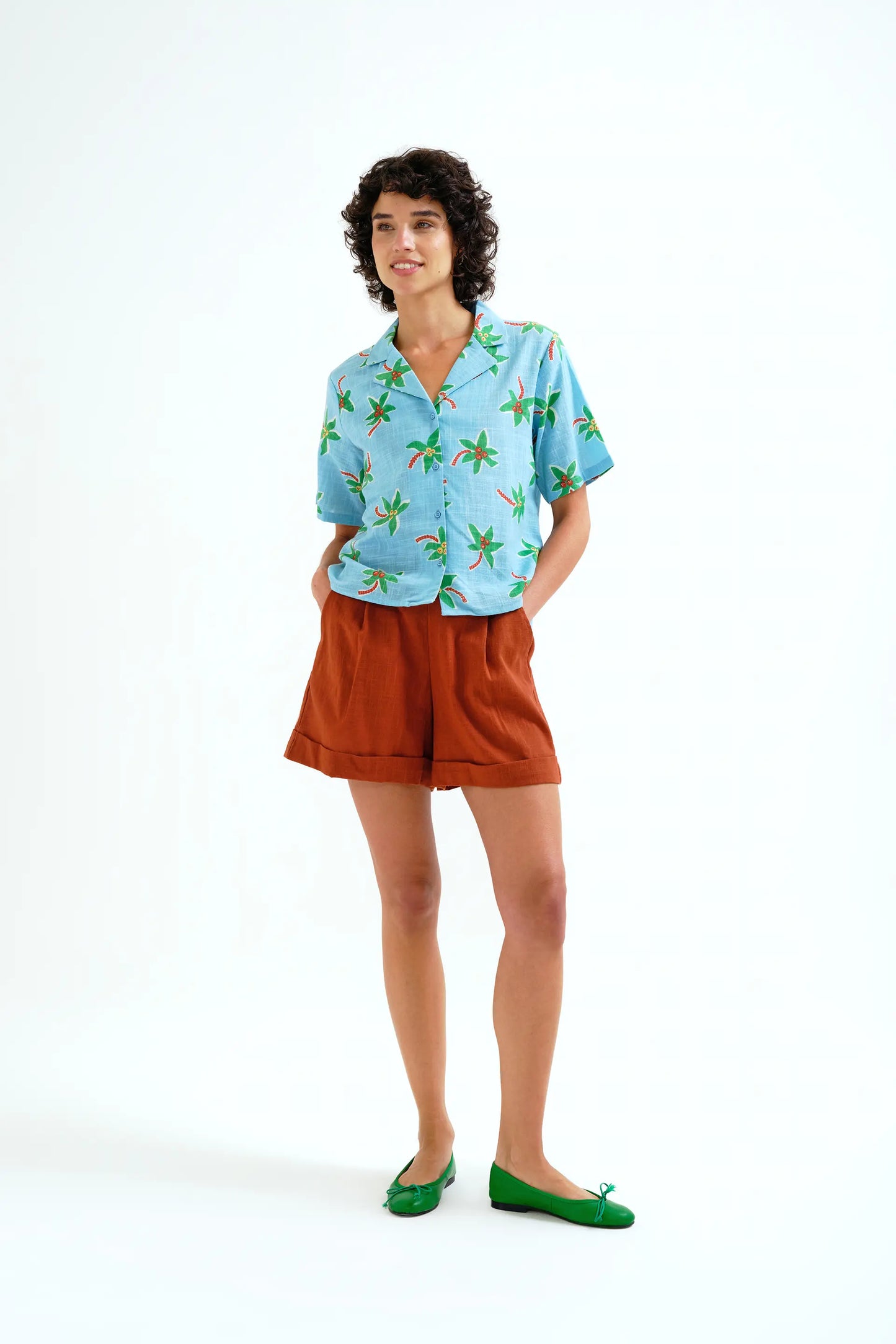 Small Coconut Print Shirt