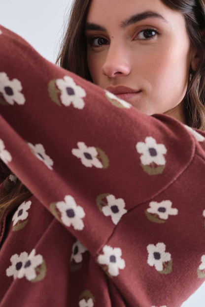 Santini print cardigan