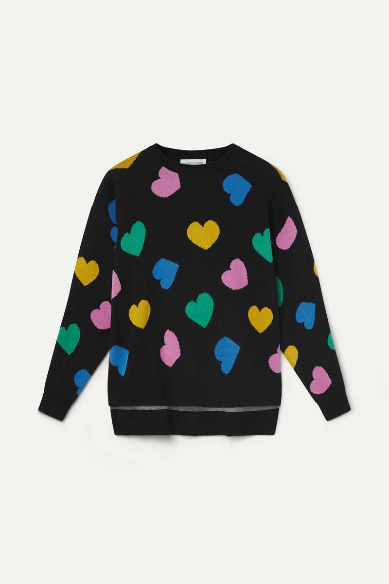 Candy print sweater