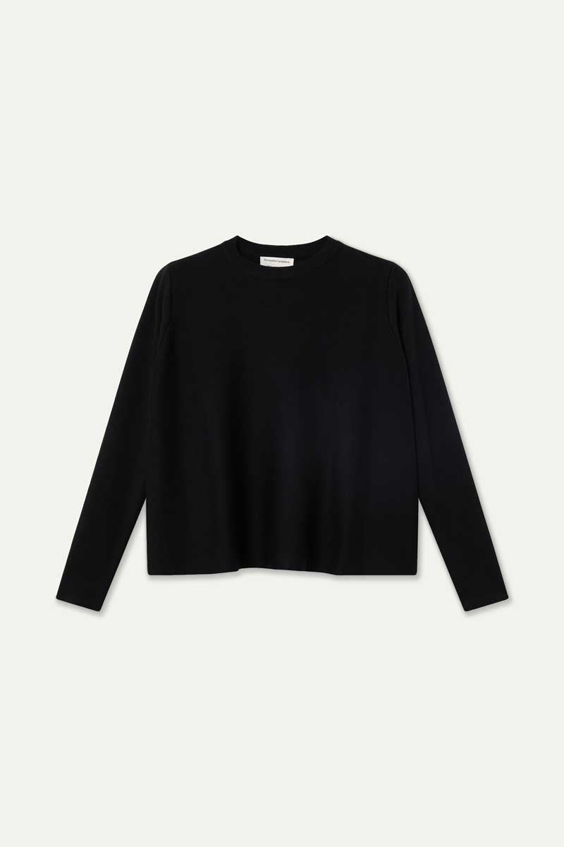 Basic black jersey