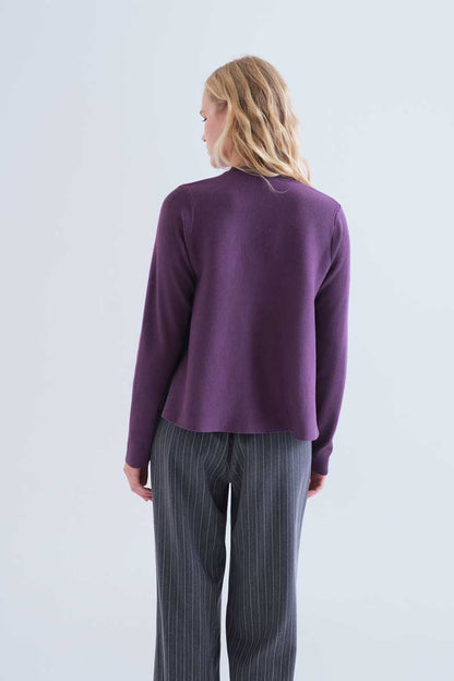 Purple basic jersey