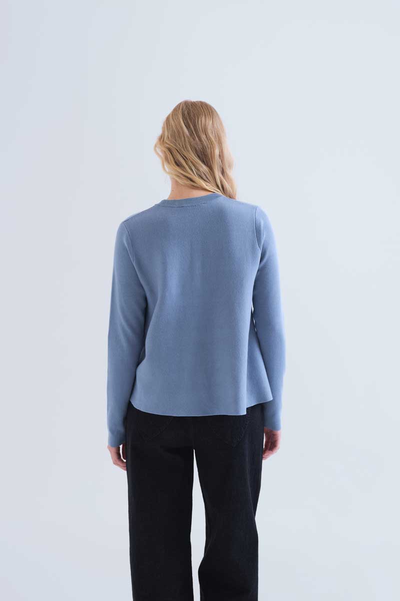 Light blue basic jersey
