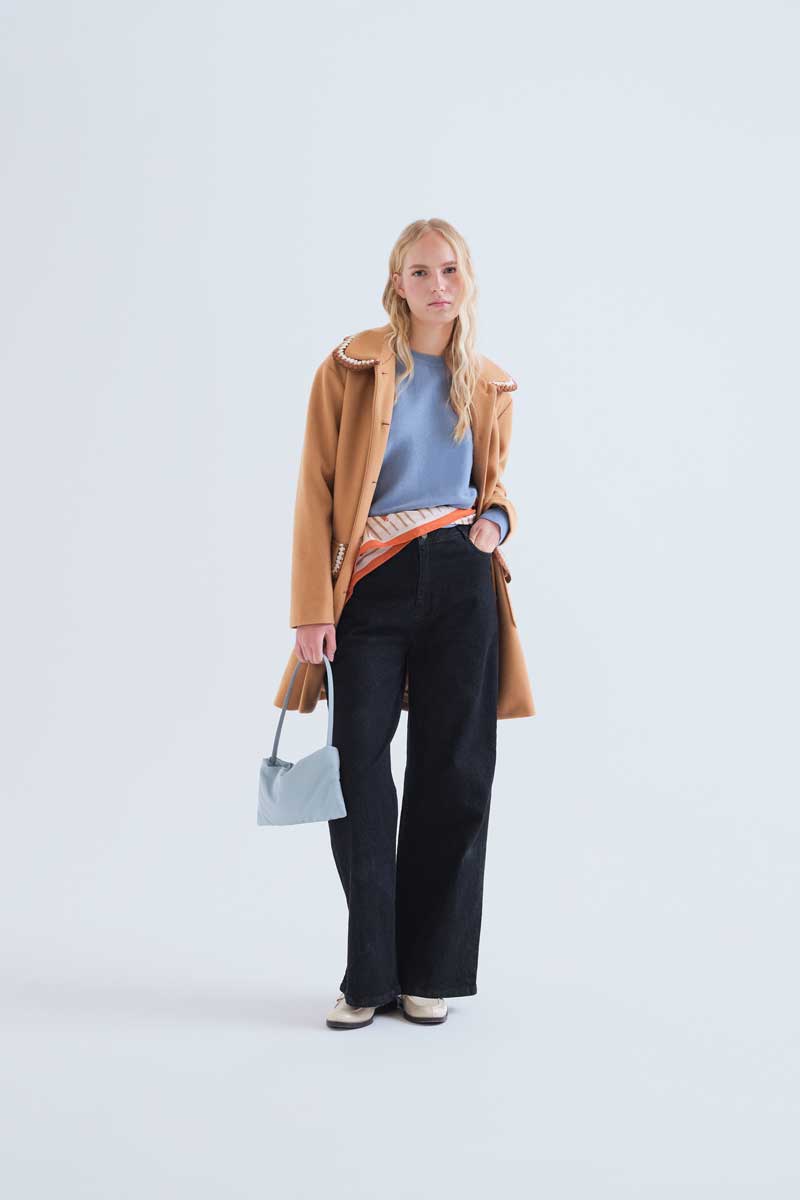 Light blue basic jersey