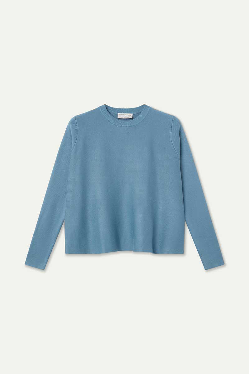 Light blue basic jersey