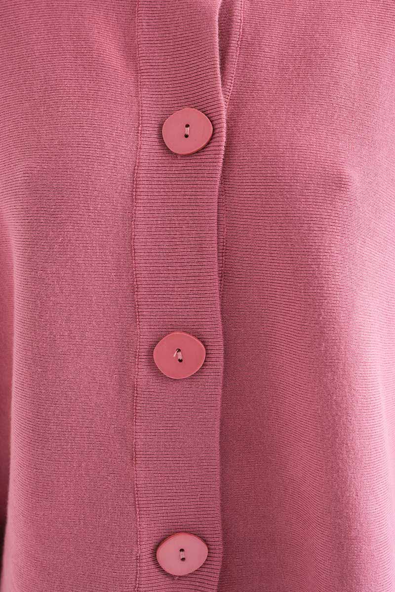 Basic pink cardigan