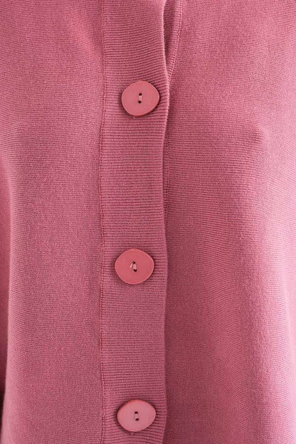 Basic pink cardigan