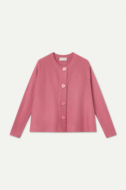 Basic pink cardigan