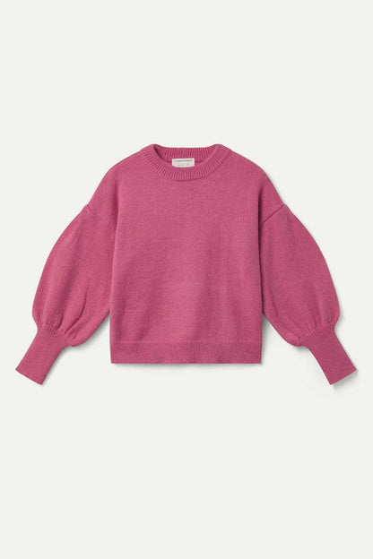Pink basic knit jumper