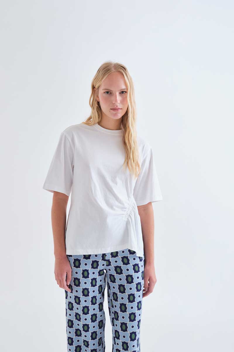 Basic 100% cotton white t-shirt