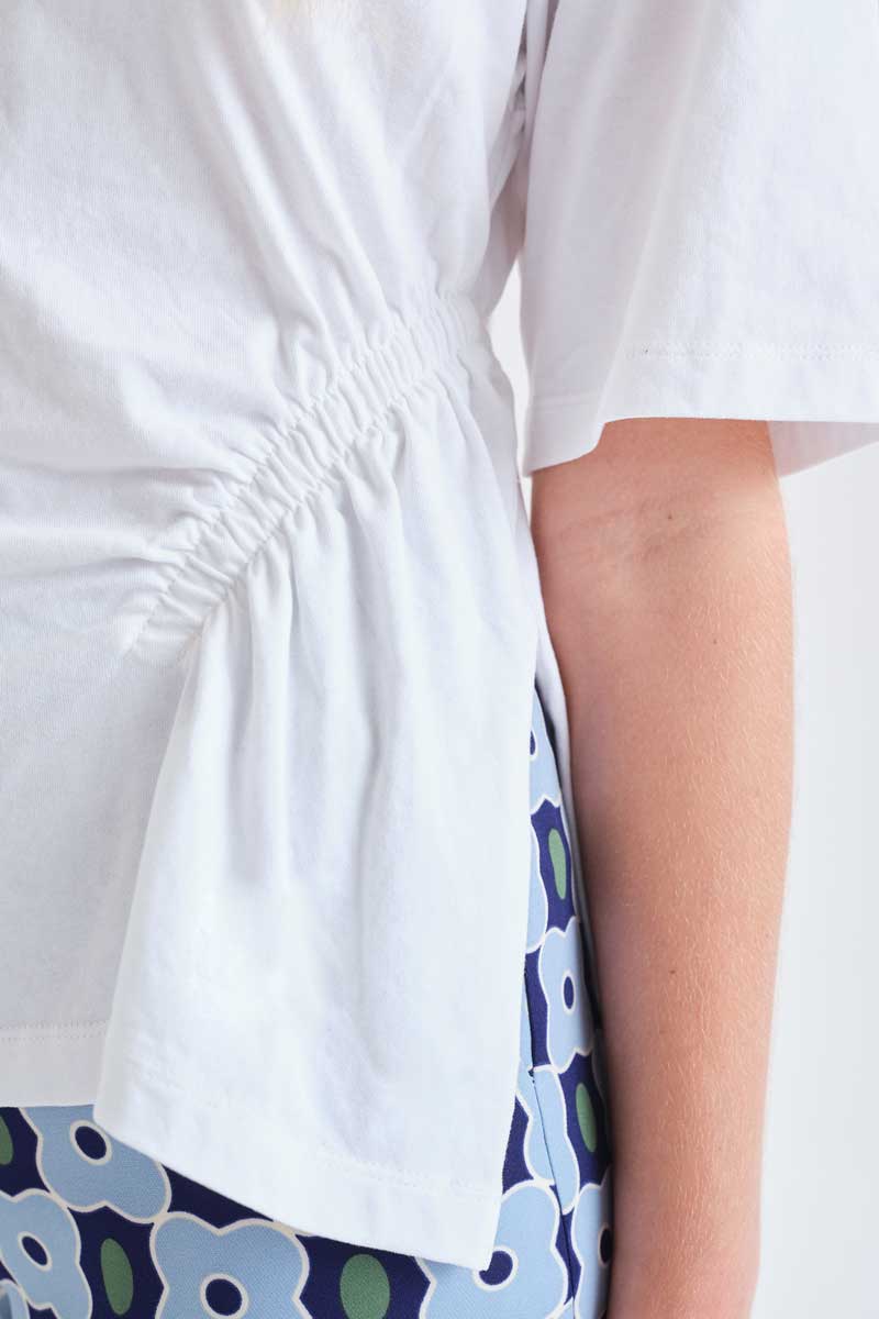 Basic 100% cotton white t-shirt