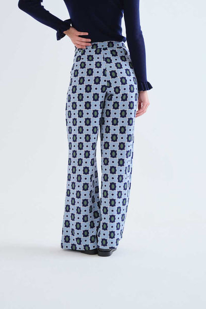 Inverness print trousers