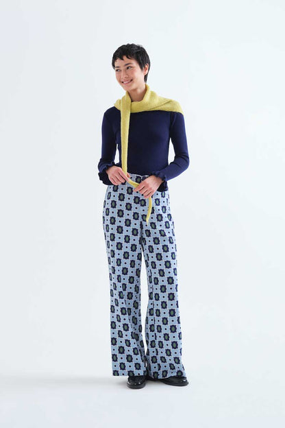 Inverness print trousers