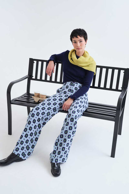Inverness print trousers