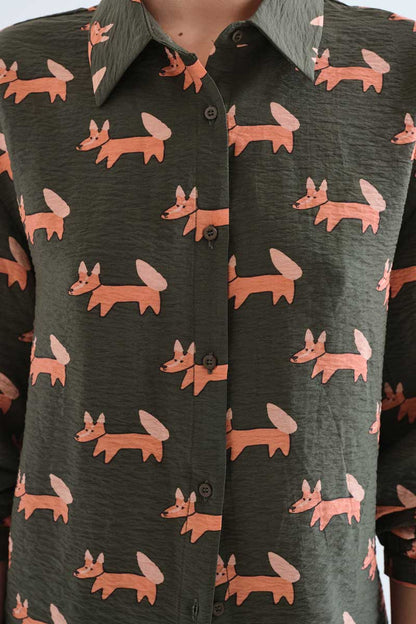 Volpe print shirt