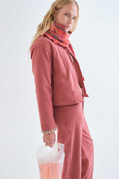 Pink corduroy pants