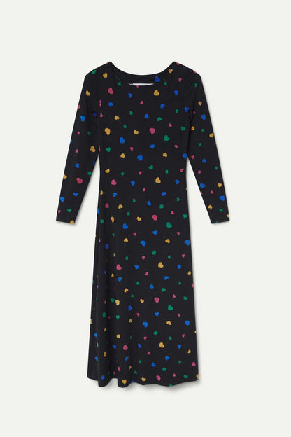 Midi dress with Candy print