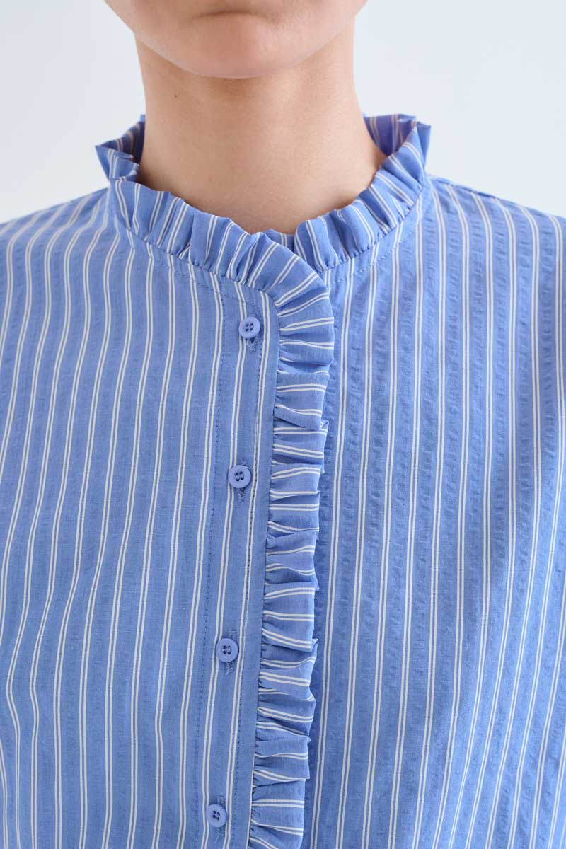 Shirt light blue stripes