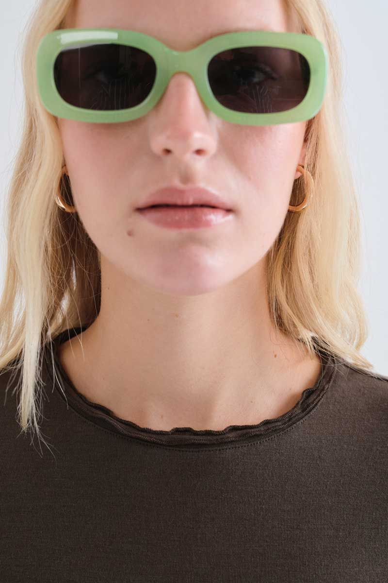 Dark green basic t-shirt