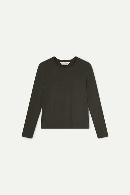 Dark green basic t-shirt