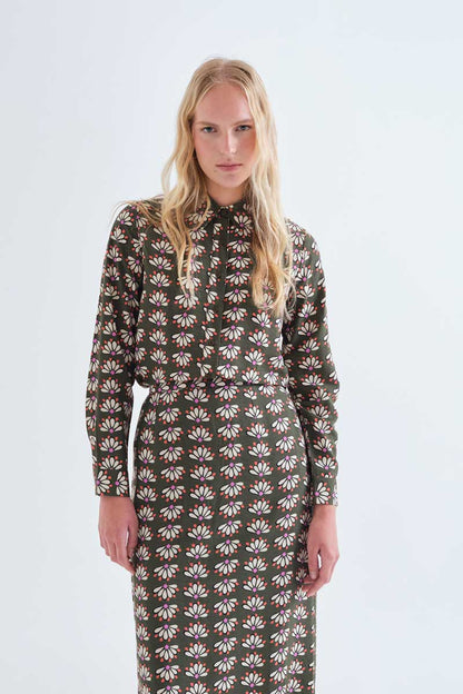 Geometric Print Shirt
