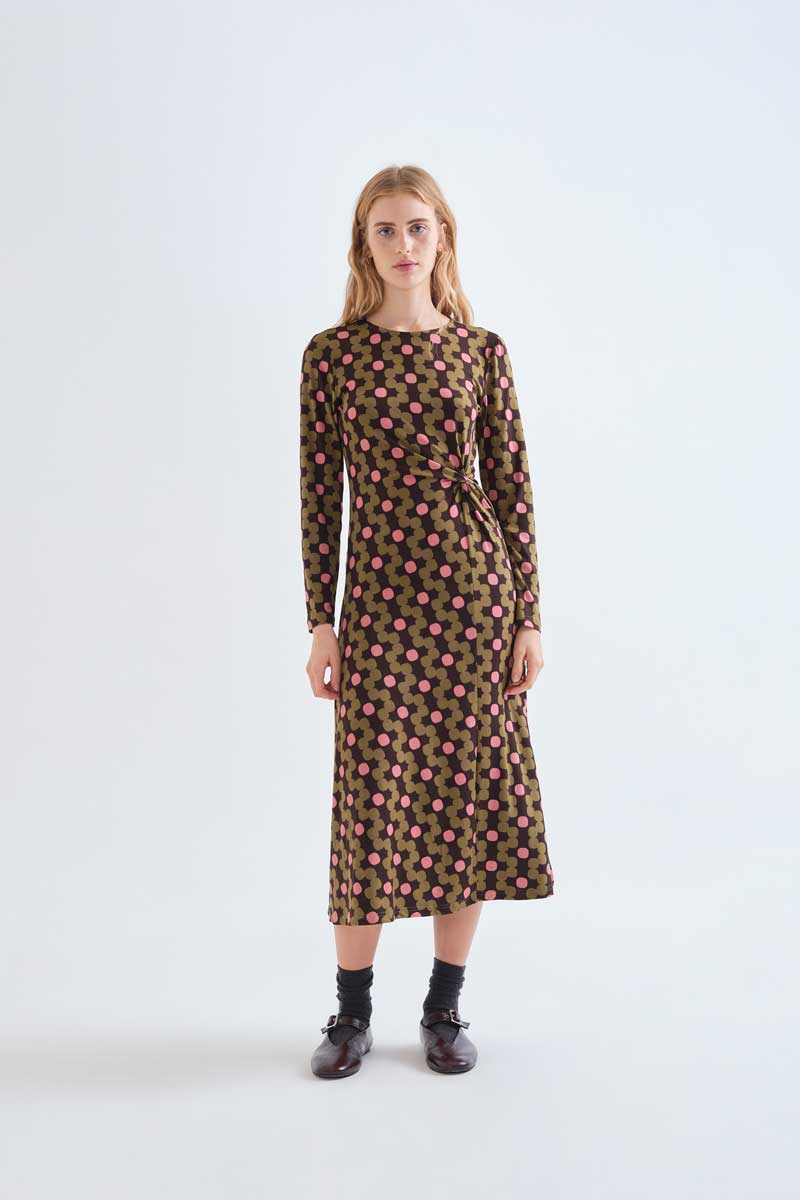 Aberdeen print midi dress
