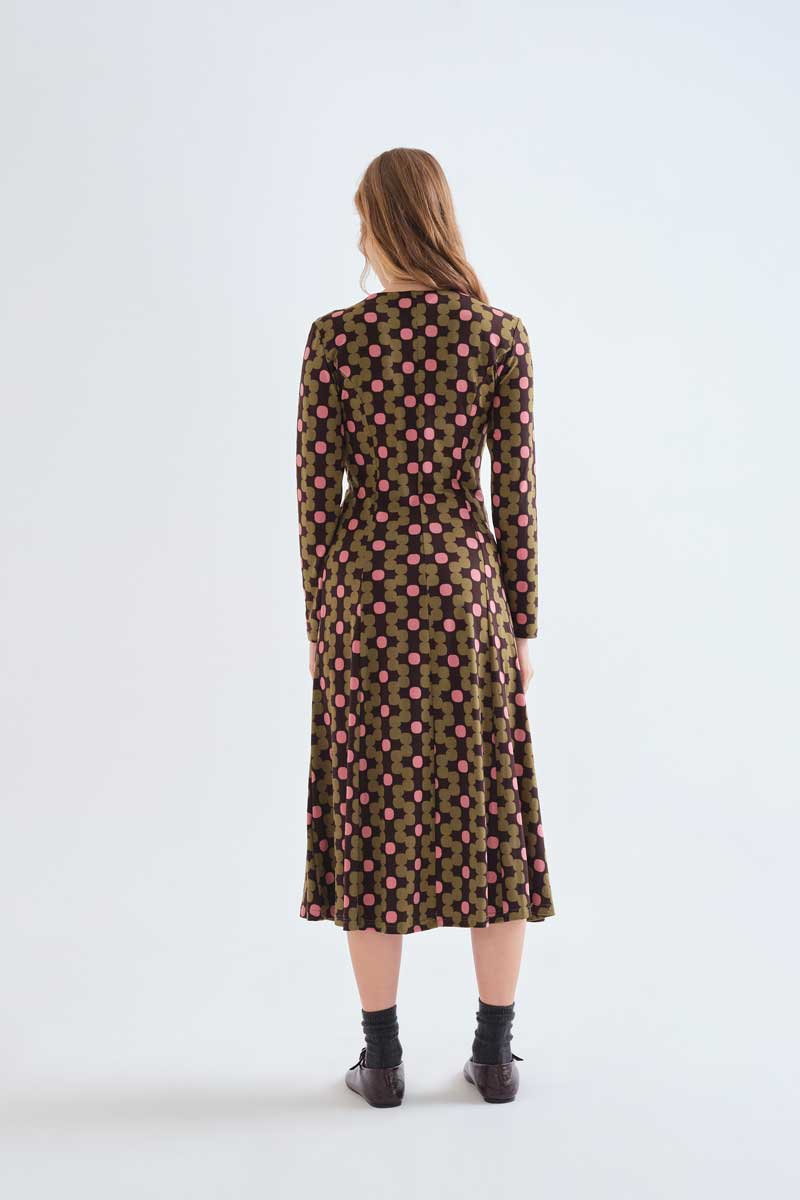 Aberdeen print midi dress