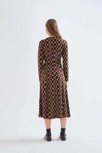 Aberdeen print midi dress