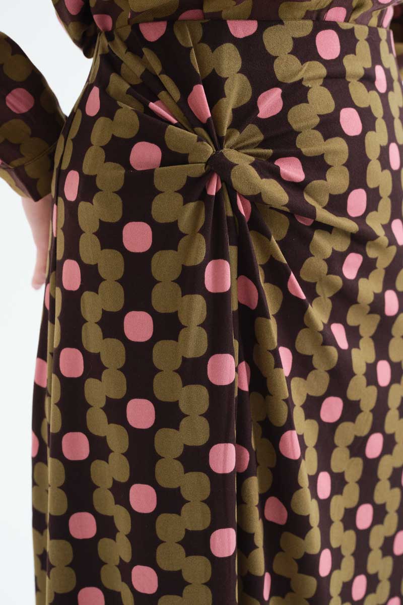 Aberdeen print midi skirt