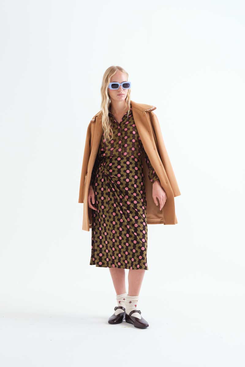 Aberdeen print midi skirt
