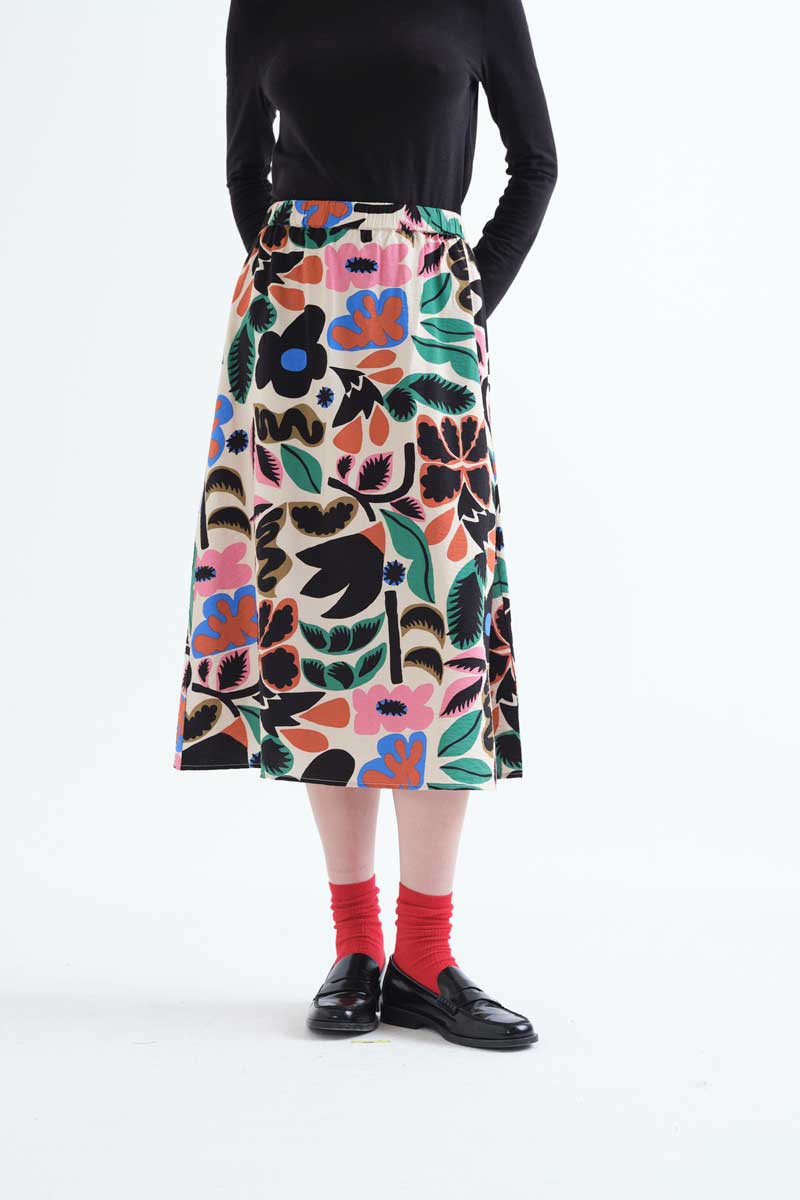 Neo Garden Midi Skirt