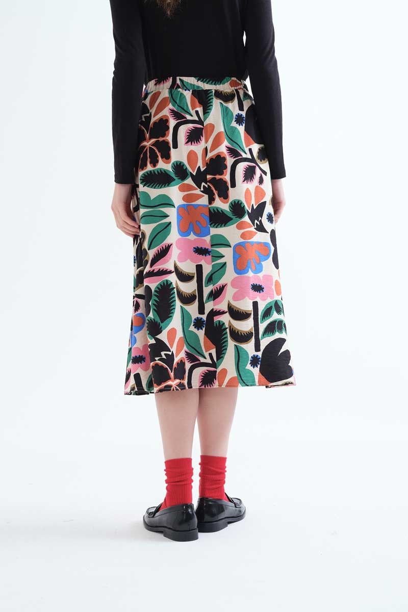 Neo Garden Midi Skirt