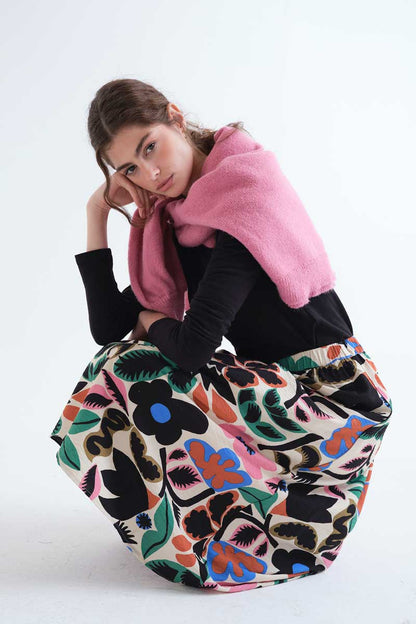 Neo Garden Midi Skirt