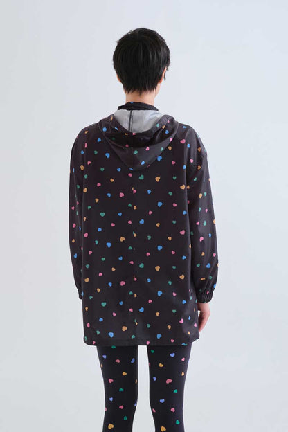 Candy print hooded jacket