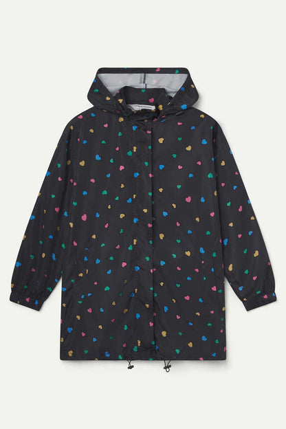 Candy print hooded jacket