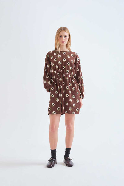 Santini Print Short Dress