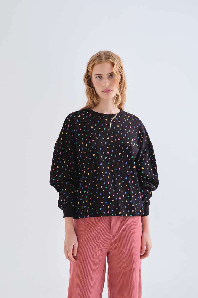 100% cotton T-shirt with Candy print