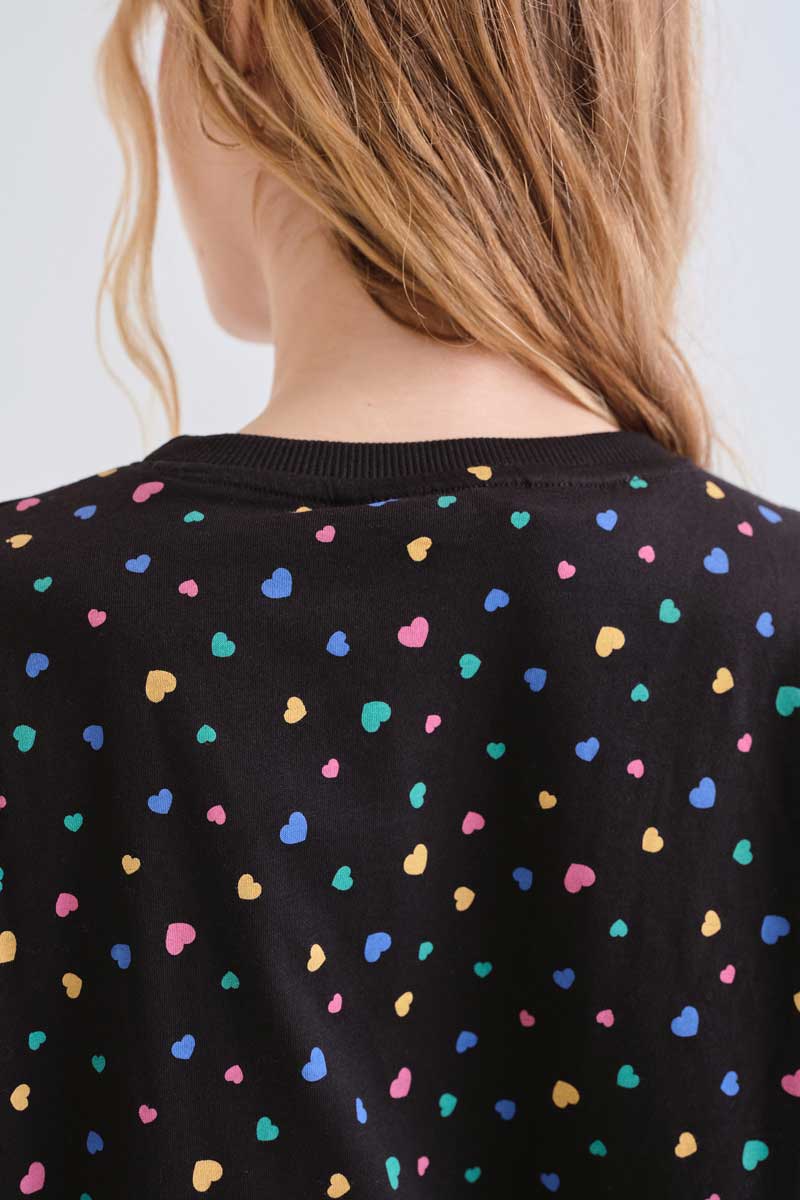 100% cotton T-shirt with Candy print
