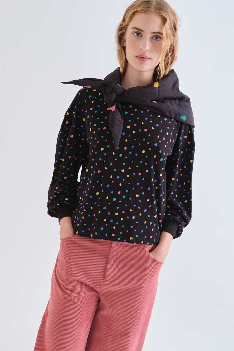 100% cotton T-shirt with Candy print