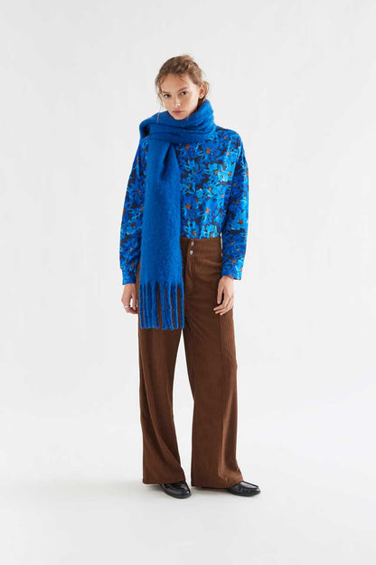 Clematis print shirt