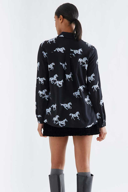 Horse print shirt