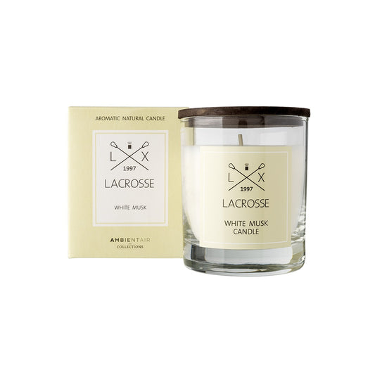 White Musk Φυτικό αρωματικό κερί με καπάκι 200gr